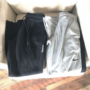 2 pairs of sweatpants